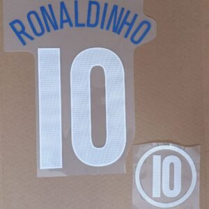 Dorsal Ronaldinho Brasil visitante 2004