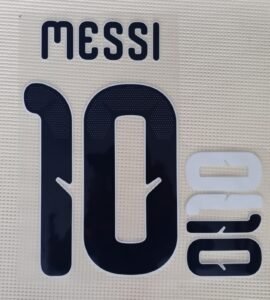 Dorsal Messi Argentina local 2026