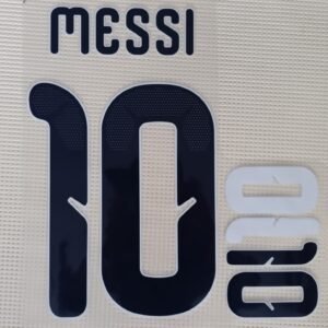 Dorsal Messi Argentina local 2026