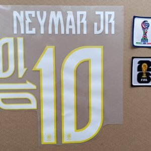 Set Neymar Brasil WC 2026 Dorsal+2 Parches