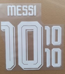 Dorsal Messi Argentina visitante 2026