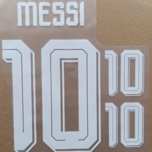 Dorsal Messi Argentina visitante 2026