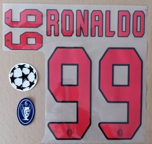 Set Ronaldo Nazario AC Milan visitante 06/07