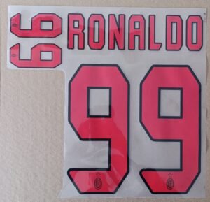 Dorsal Ronado Nazario AC Milan visitante 06/07