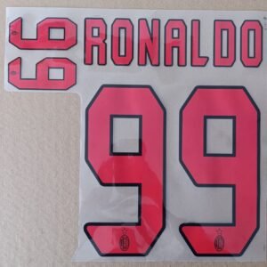 Dorsal Ronado Nazario AC Milan visitante 06/07