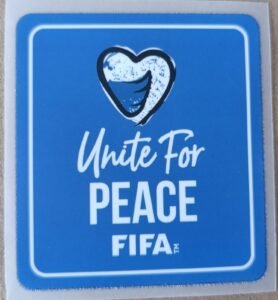 Parche UNITE FOR PEACE azul