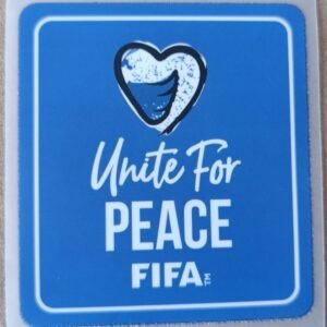 Parche UNITE FOR PEACE azul