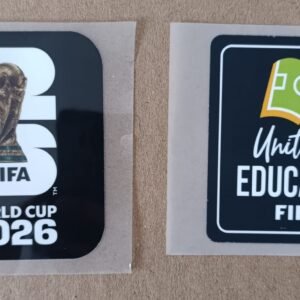 Set de parches WC 26 negro + UNITE FOR EDUCATION negro