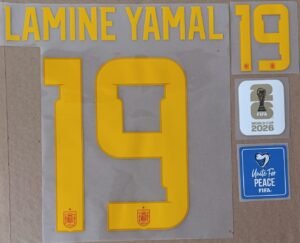 Set Lamine Yamal España local WC 2026