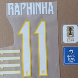 Set Raphinha Brasil vistante WC 2026