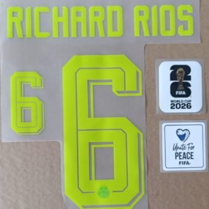 Set Richard Rios Colombia visitante WC 2026