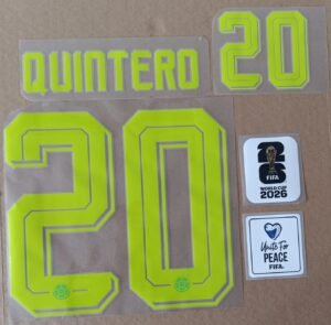Set Quintero Colombia visitante WC 2026