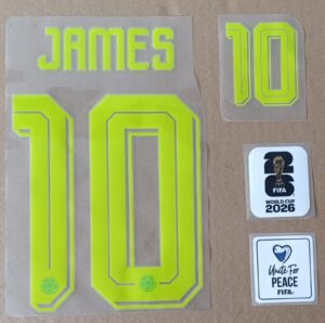 Set James Colombia visitante WC 2026