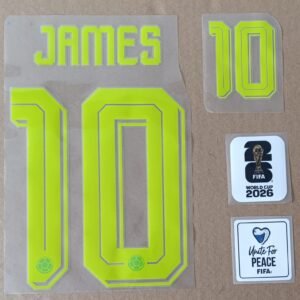 Set James Colombia visitante WC 2026