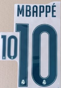 Dorsal Mbappe Real Madrid local 2026